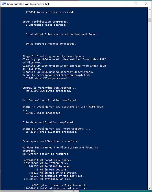 How do I fix a slow PC with 50% disk usage but 100% on the main HDD?-chkdsk-results-3.jpg