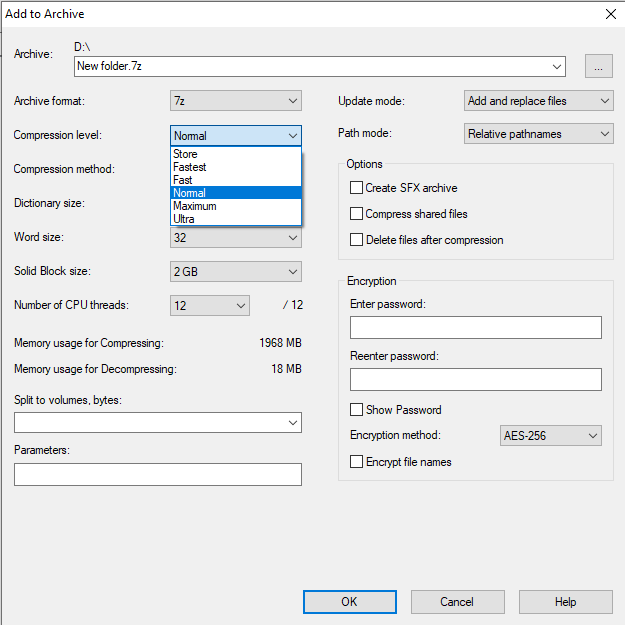 When Explorer opens the compressed packet, it becomes slow.-compress2.png