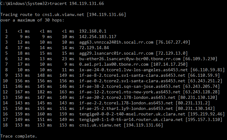 Everything running extremely slow &amp; can't access internet-tracert.png