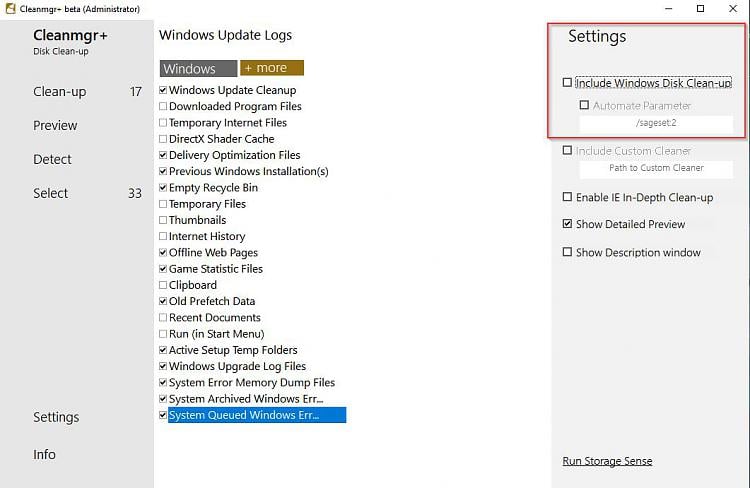disk cleanup not working windows 10