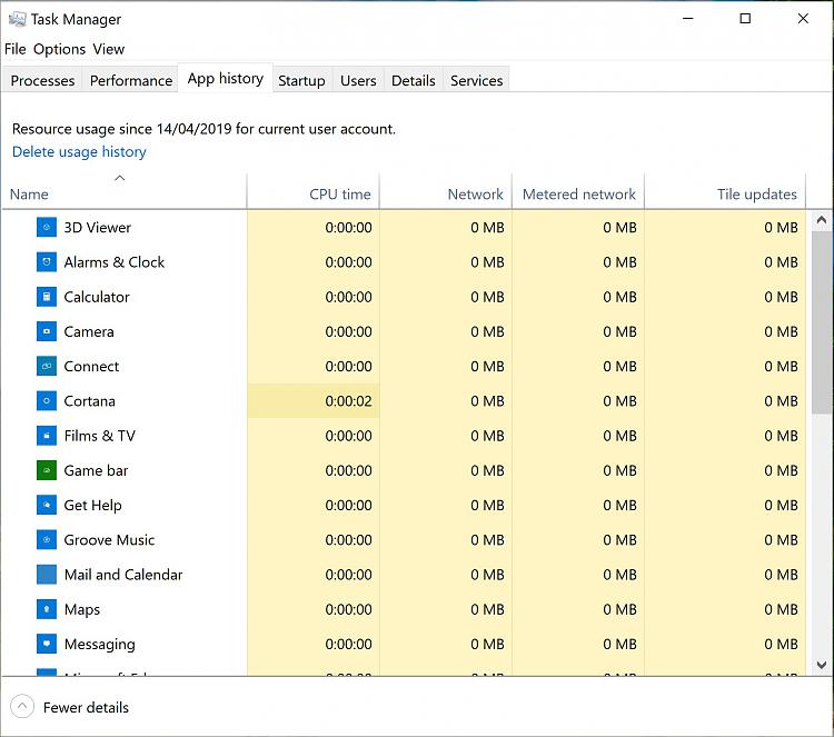 How do I prevent Search from using CPU Time &amp; Network in App History?-cortana-cpu-time.jpg