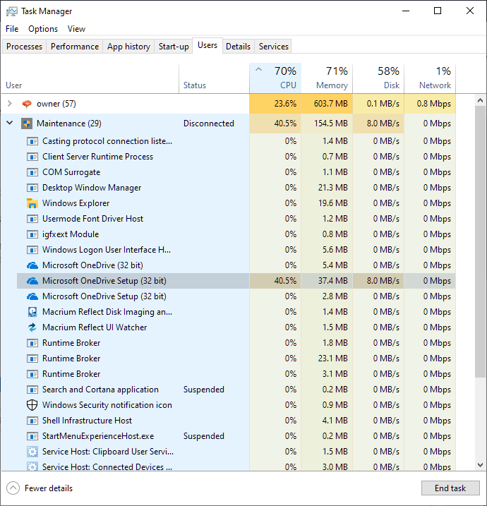 High background CPU usage but only when two users logged in-1903-task-manager-users-tab.png