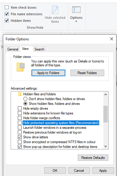 Disk Clean up tool does not empty recycle bin on one of my drives-image.png