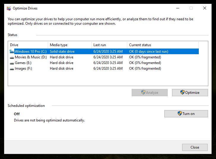 Found something new in Build 2004 with Defragment and Optimize Drives-capture.jpg