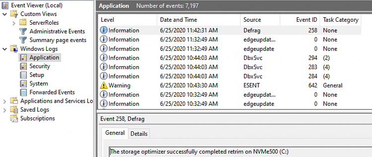Found something new in Build 2004 with Defragment and Optimize Drives-image.png