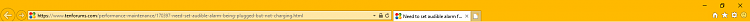 Need to set audible alarm for being plugged in but not charging.-orange-titlebar.png