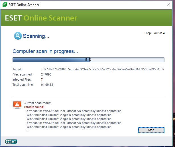 How I Free'd  Almost 150GB From HDD-eset2.png