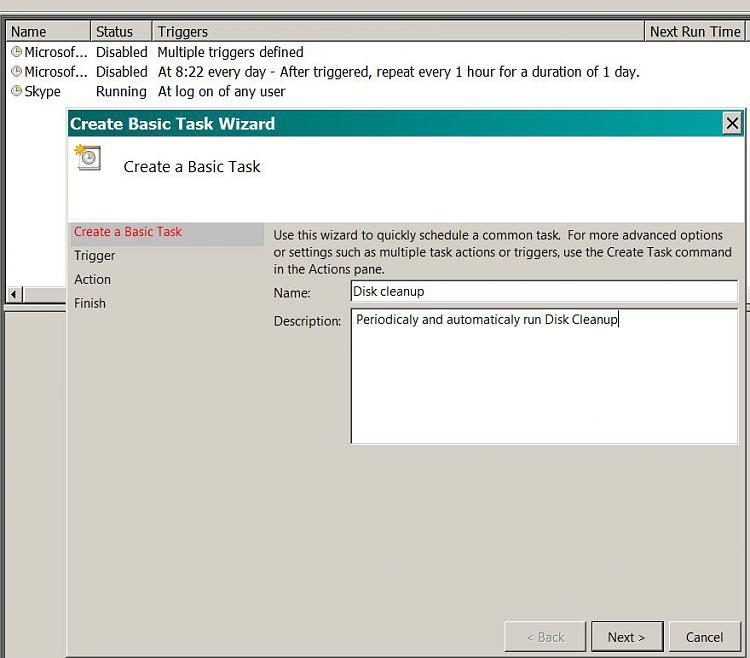 How to automatically run Disk cleanup on Windows 7, 8.x and 10-task-name.jpg