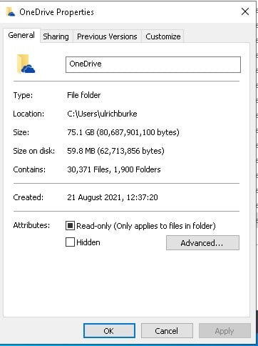 Explain folder store