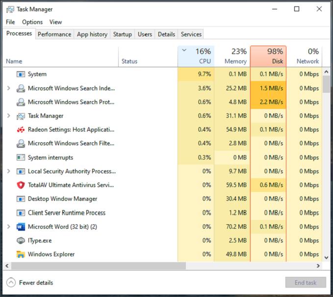 100% Disk Usage with little running and even after clean boot-1.jpg