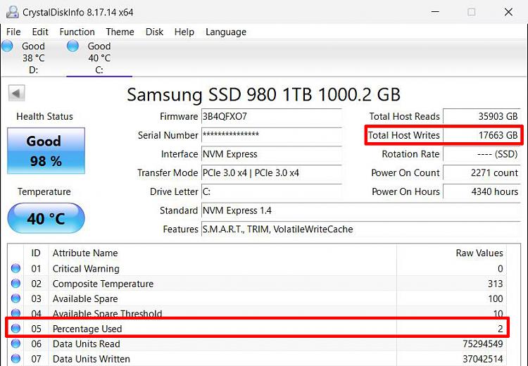 SSD Defrag Optimization analize Not Available-crystaldiskinfo_20231107201551-3.jpg