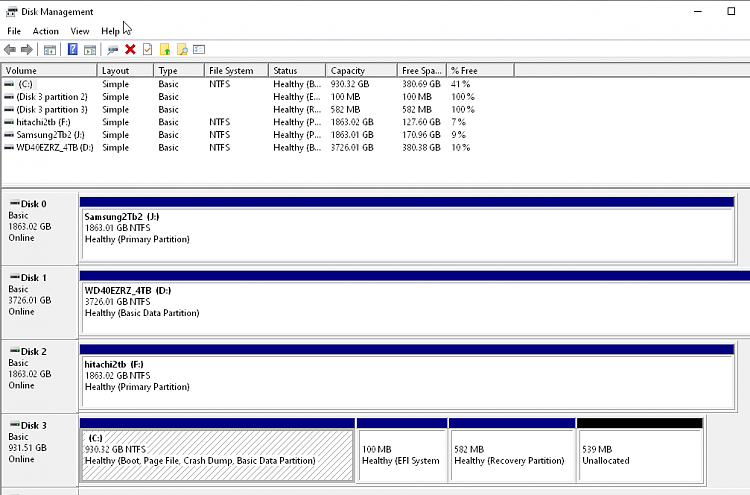 Can't get to BIOS (fastboot won't disable)-diskmgmt.png