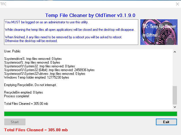 Disk Cleanup Issues-tfc-result.jpg