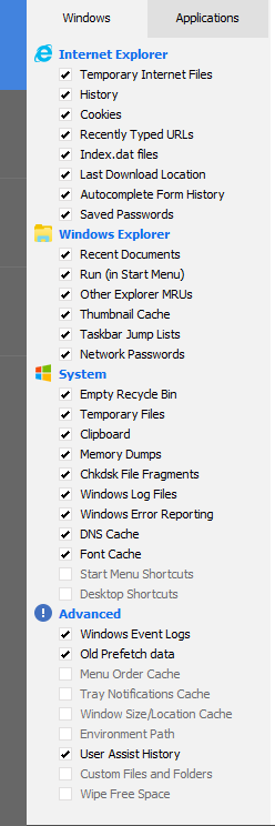 Win10 native &quot;disk cleanup&quot; vs. CCleaner: temp files discrepancy-optsccleaner.png