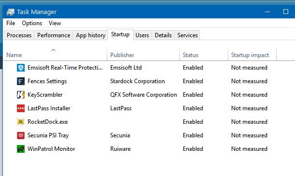 Why has Windows 10 slowed my computer so much?-startup-programs.png