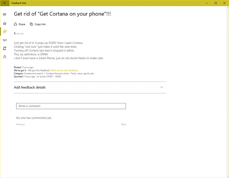 Anyone else getting Cortana spam?-image.png