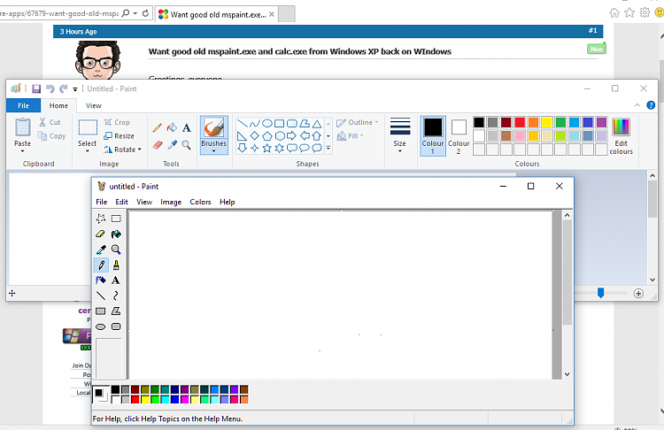 Want good old mspaint.exe and calc.exe from Windows XP back on WIndows-paint.png