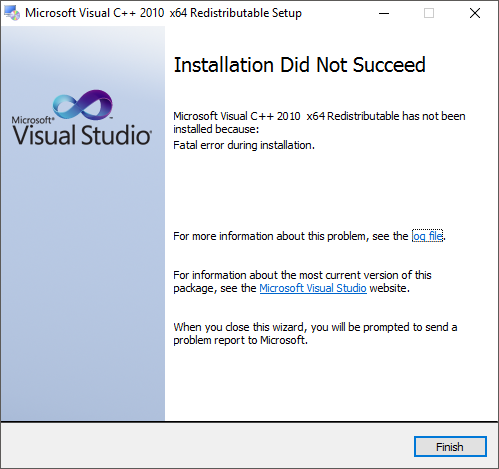 Visual C 10 Redistributable Does Not Install Windows 10 Forums