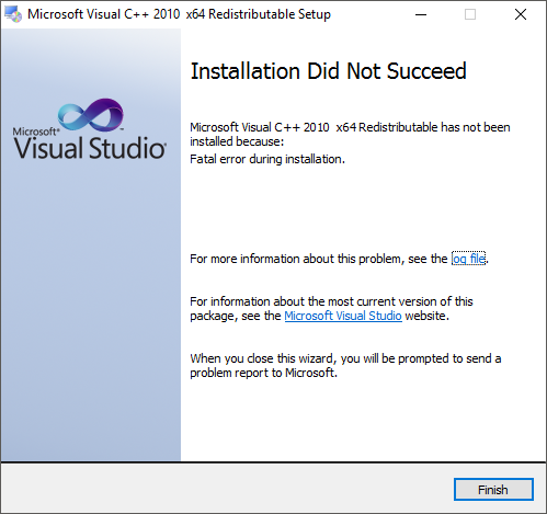 Visual C++ 2010 Redistributable does not install-dur2.png