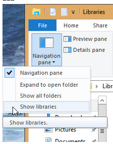 How to can stop Windows 10 from saving files to OneDrive-navigation-page-show-libraries.png
