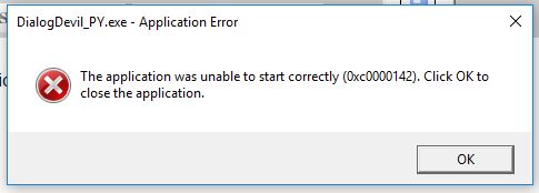 The application was unable to start correctly-capture.jpg