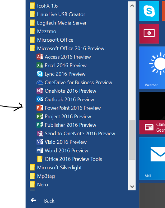 Office 2016 Preview and Office 2010 concurrently.-o16a.png
