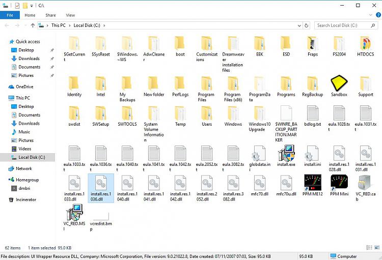 SpinRite won't work.-hidden-folders-shown.jpg