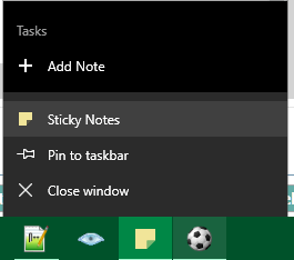 How Do I Increase Font Size in Sticky Notes?-right-click-taskbar.png
