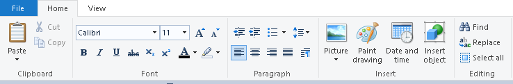 WordPad setup for Compatibility Mode-larrys-wordpad-ribbon.png