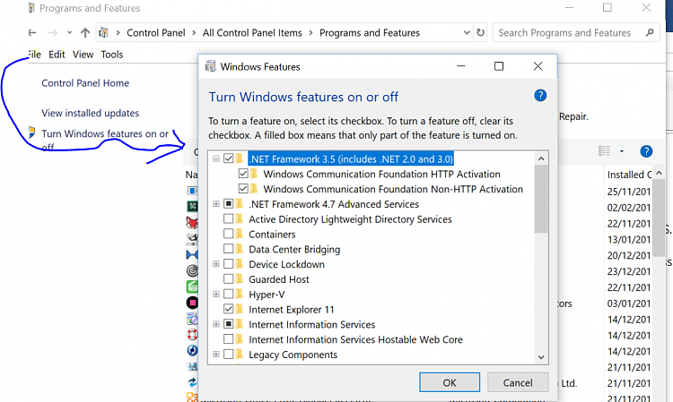Installing Net Framework 3.5 in Windows 10 S-net35.png