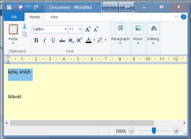 Wordpad default hilight colors - how to change them ?-1.jpg