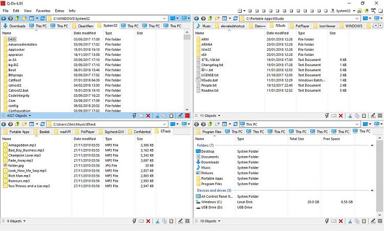 clover file browser