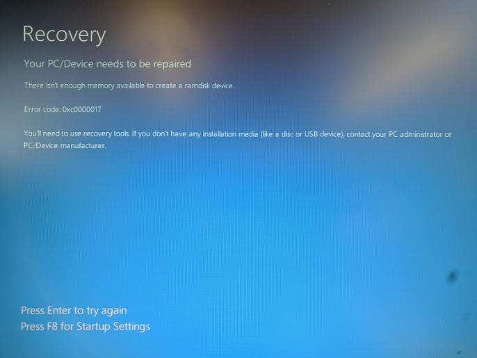Windows 10 Recovery Tools - Bootable Rescue Disk-blue-screen.png