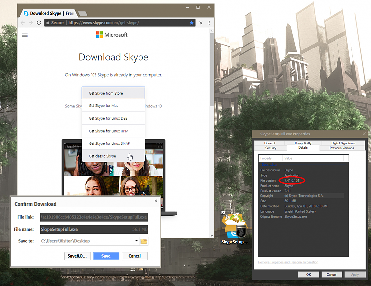 New version of SKYPE - terrible -- back to previous version-000117.png