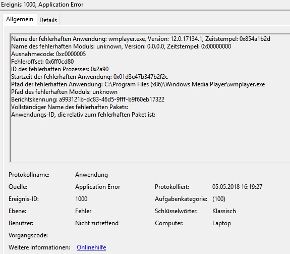 Windows 10 1803 upgrade breaks Windows Media Player (error 0xc000005)-unbenannt.jpg