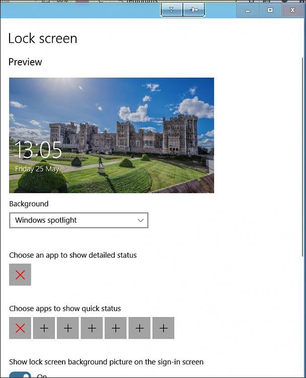 display weather on lock screen