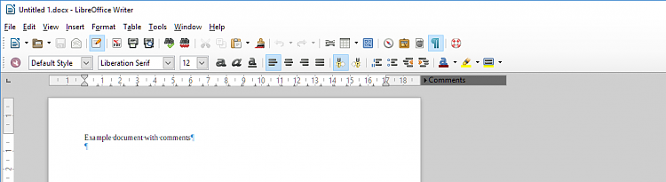 QUESTION:  MS Word 2013 - Possible to run PORTABLE + SANDBOXED?-libreoffice-no-comments.png