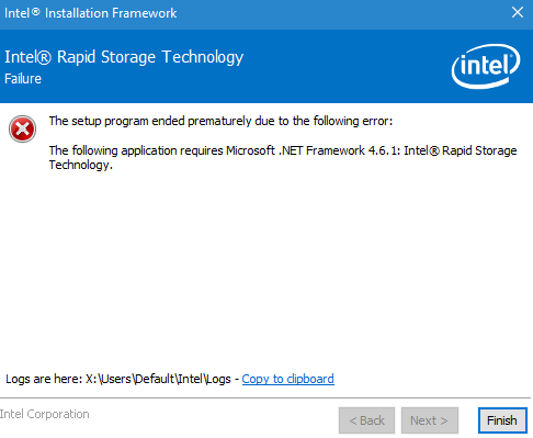 How to use Intel Rapid Storage Tech software with Kyhi boot rescue-intel-rapid-storage-technology-software-setup-failure-requiring-microsoft-.net-framework-4.6.1.png