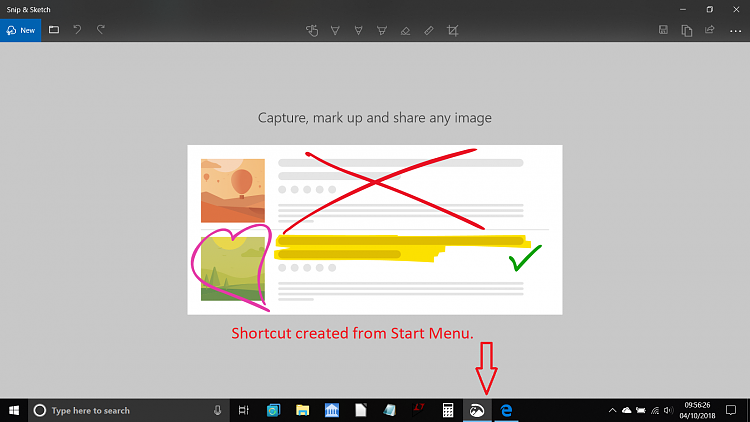 Snip And Sketch Shortcuts Solved Windows 10 Forums