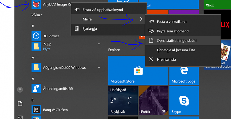 Unable to Pin Certain Programs to Start Menu-dvd.png