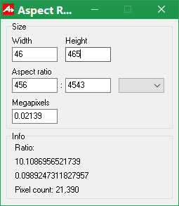 picture aspect ratio calculator