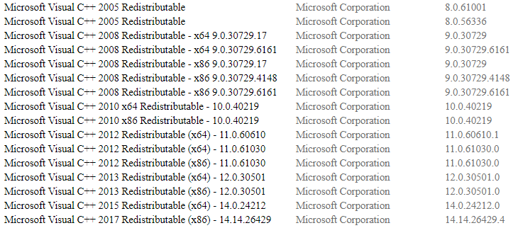 microsoft visual c++ 2008 redistributable-removedd-during-reset.png