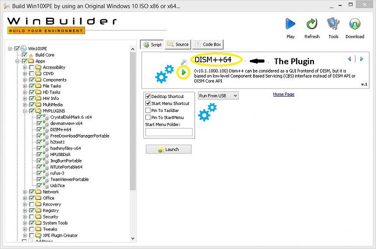 Win10XPE - Build Your Own Rescue Media-winbuilder-runing-plugin-individually.jpg