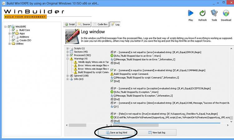 Win10XPE - Build Your Own Rescue Media-winbuilder-save-logs.jpg