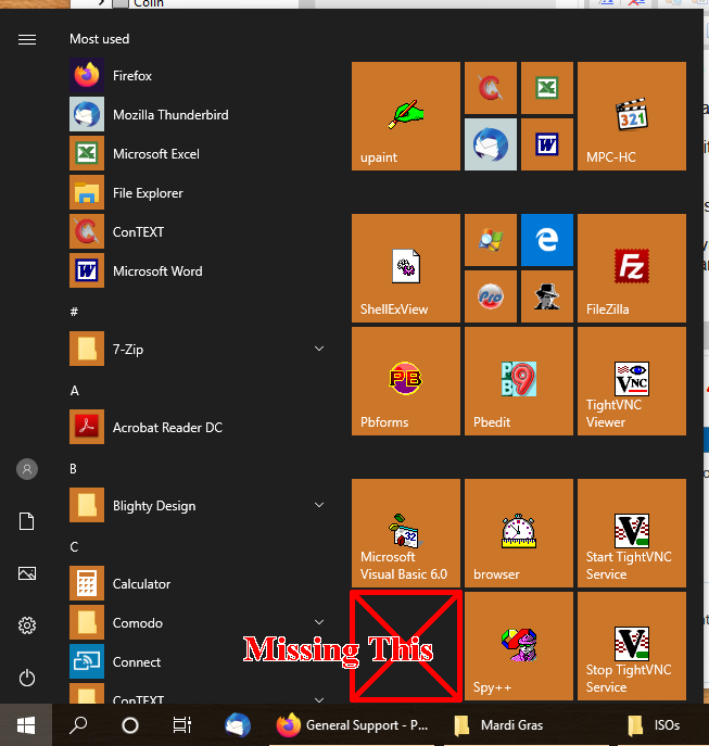Finding out what was removed by windows update-startmenu.png