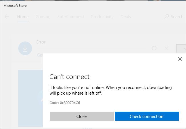 Microsoft store keeps failing to download Facebook Messenger-cant-connect.jpg