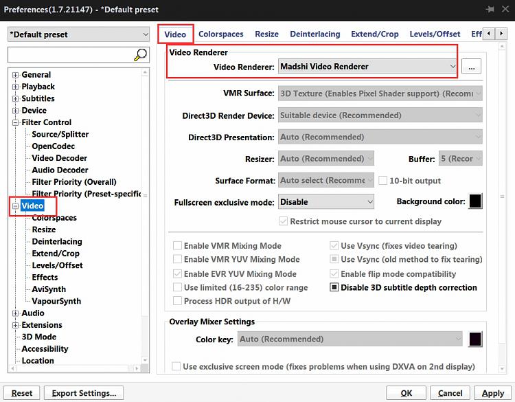 Installing and Configuring MadVR and LavFilters on media players-video-renderer.jpg