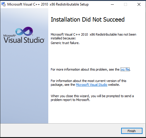 Nothing seems to be willing to install visual c++ DirectX Nvidia Drive-image.png