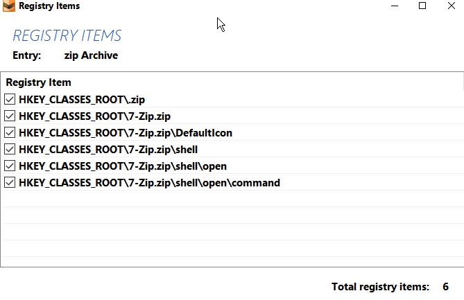 7-Zip Add to zip doesn't work-registry-items.jpg