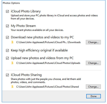 icloud download windows 10 not working